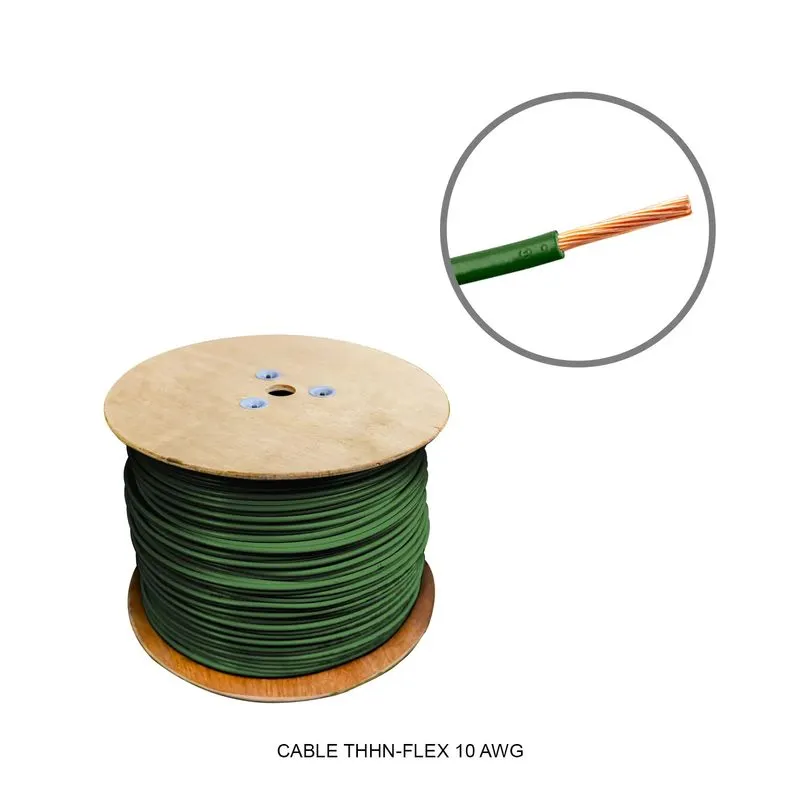 M CABLE FLEX THHN #10  INCABLEC COD. 00595504 ACTUAL