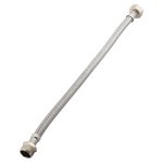 Manguera 16" De Lavamanos Para Conexión Directa 1/2" x 1/2" | EDESA