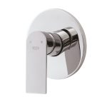 Porto Mezcladora Monomando De Ducha Placa Redonda | EDESA