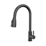 Scarlet Monomando Para Cocina Pull Out Negro | EDESA