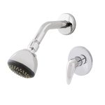 Monomando para Ducha Placa Cuadrada con Regadera | EDESA