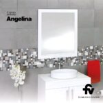 Espejo 61x75 Angelina Blanco Textil | F.V. - AREA ANDINA S.A