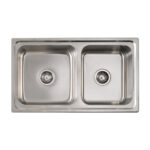 Freg Fv Doble Pozo s/e B/Meson P/Triturados 86x50x20.50cm | F.V. - AREA ANDINA S.A